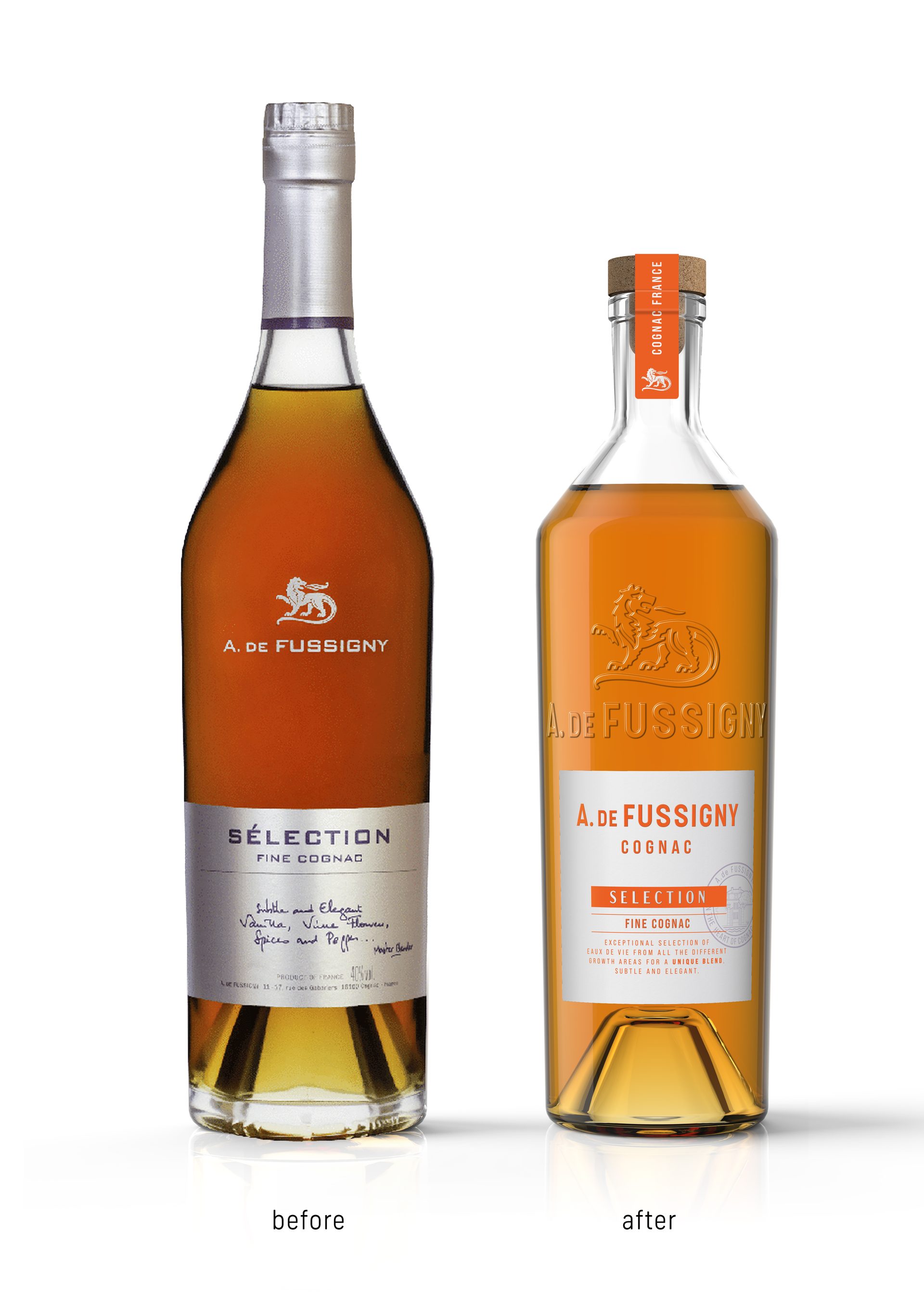 REDESIGN COGNAC A DE FUSSIGNY RANGE by Maison Linea