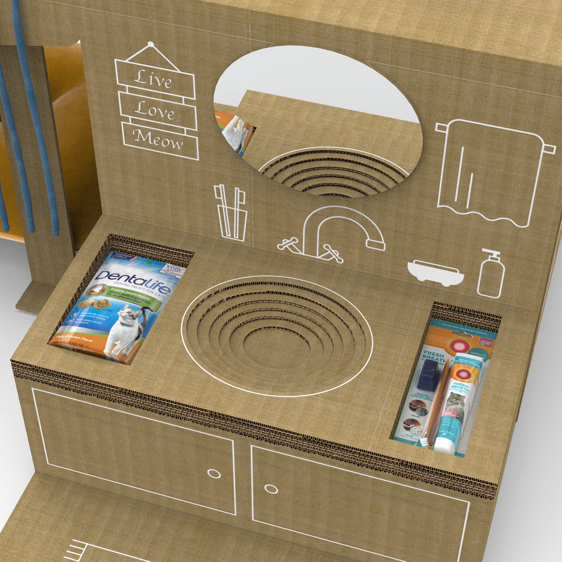 PR box for Feline Dental Products by PPRKIT