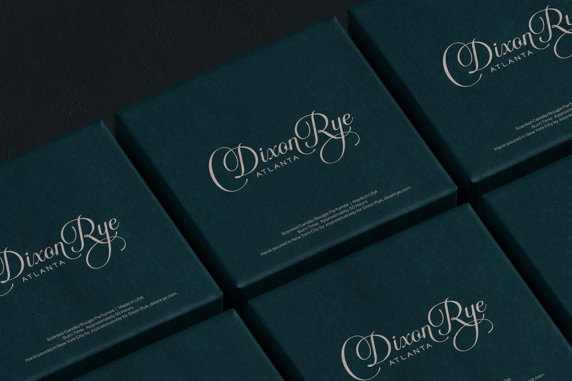 Dixon Rye Candles by Russell Shaw Design