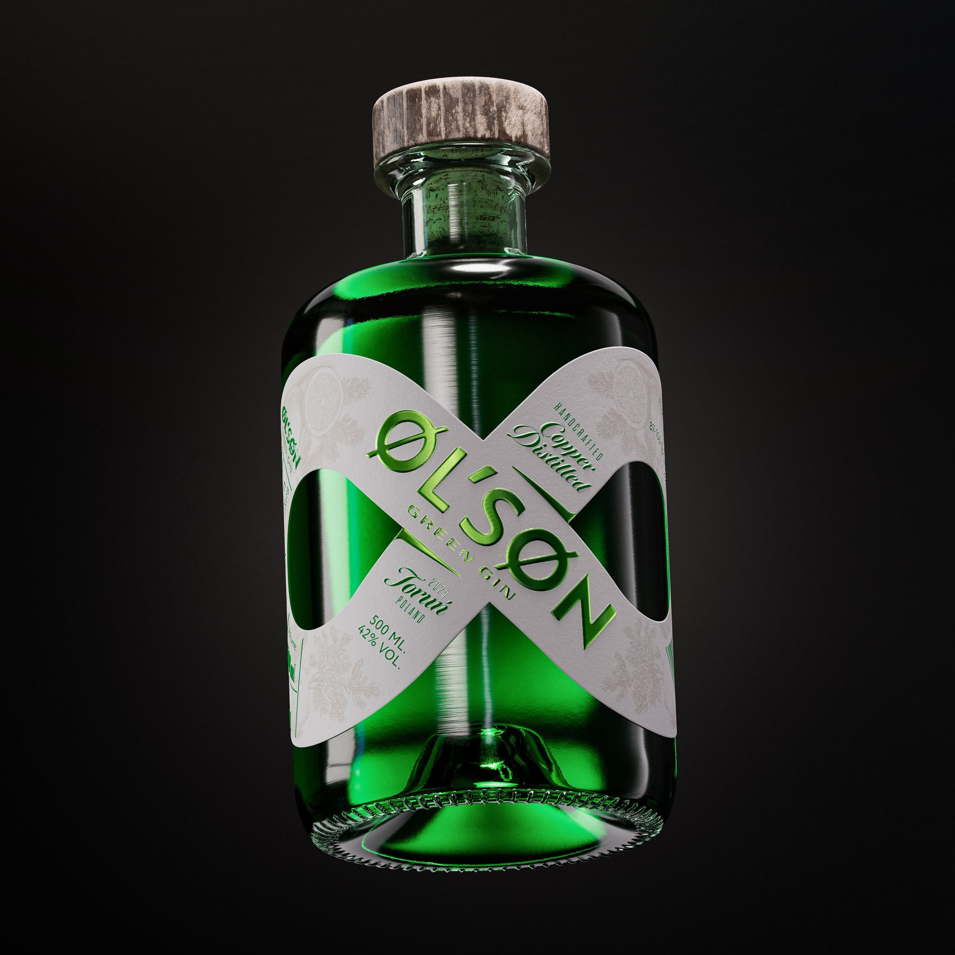 Øl'søn Green Gin by Van Heertum Design VHD